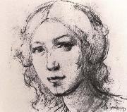 Marie Laurencin Portrait of head oil painting artist